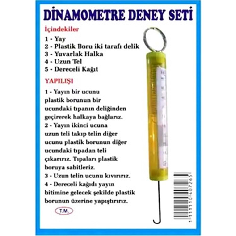 BOZKIRLI DENEY SETİ DİNAMOMETRE