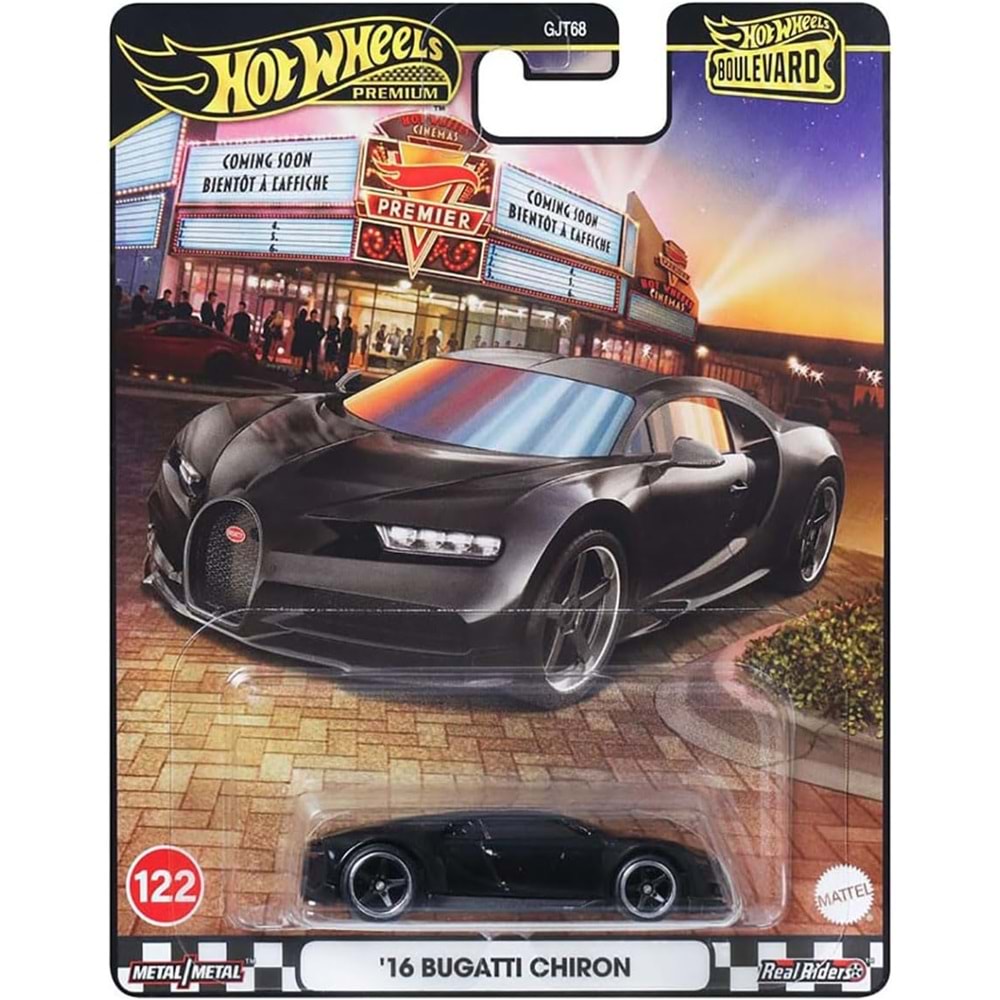 Hot Wheels Boulevard Premium Araçlar 16 BUGATTI CHIRON GJT68 - JBL30