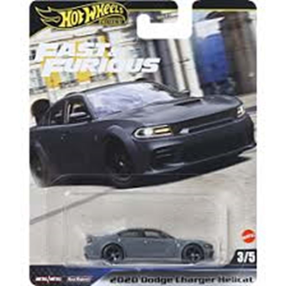 Hot Wheels Fast-Furious Premium Arabalar HNW46 JBL96 2020 Dodge Charger Hellcat
