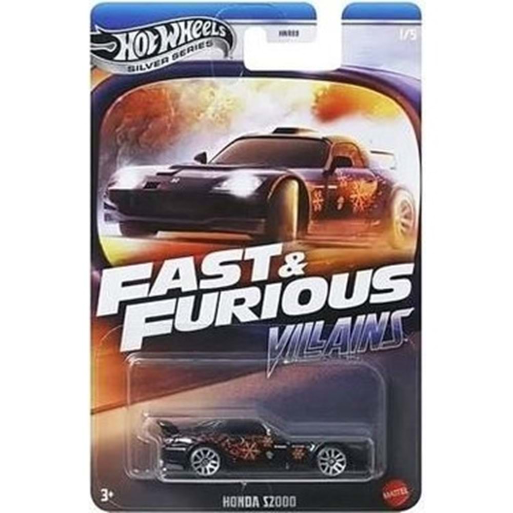 Hot Wheels Silver Series Fast ve Furious Villains Honda S2000 JBY34Mattel