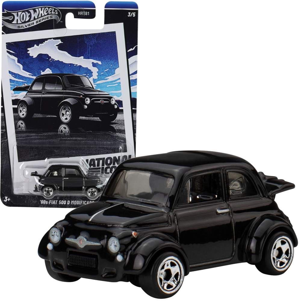 Hot Wheels Silver Series 60s Fiat 500 D Modificado JBY88