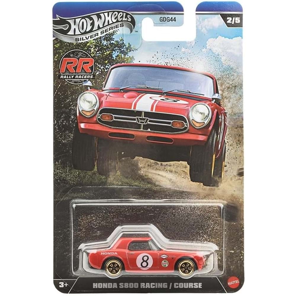 Hot Wheels Silver Series Honda S800 Racing / Course 2/5 RR Rally Racers 1:64