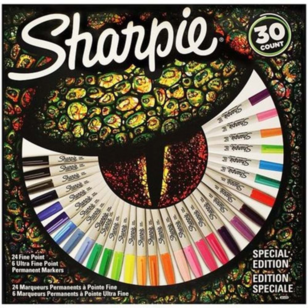 Sharpie Permanent 30 Renkli Kalem Seti 2061127 Kertenkele