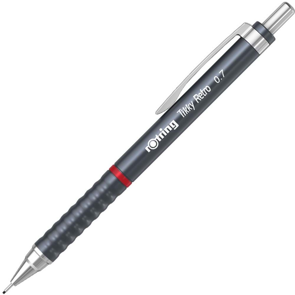 Rotring Tikky Retro 0.7mm Versatil Kalem-Gri