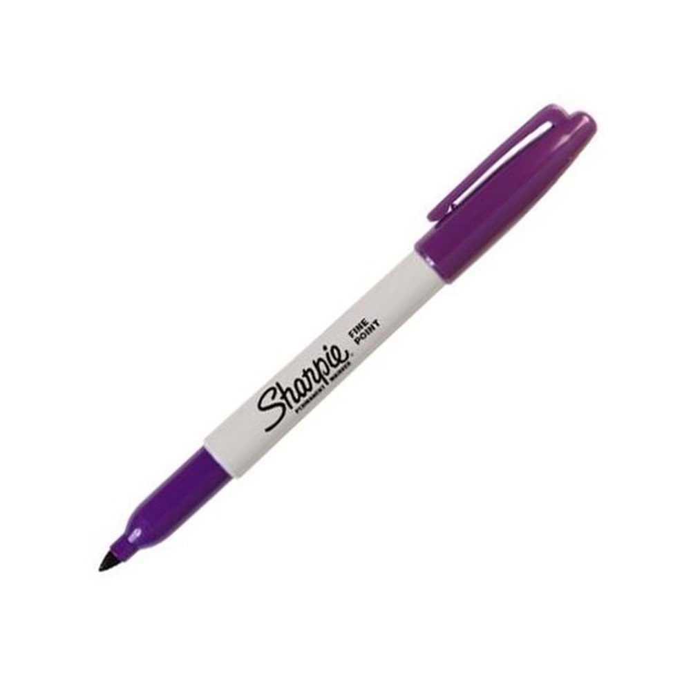 Sharpie Fine Permanent Markör Eflatun Mor Yuvarlak Uç