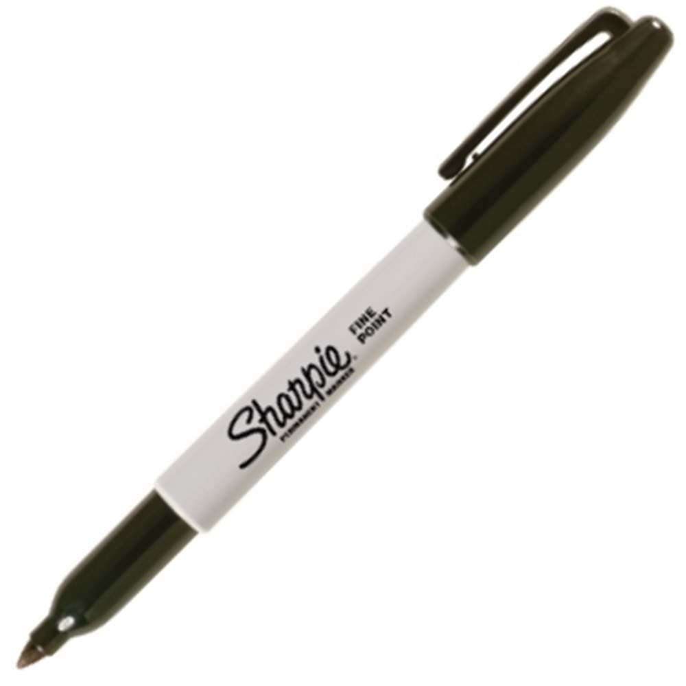 Sharpie Fine Permanent Markör Kalem Fine Yuvarlak Uç Siyah