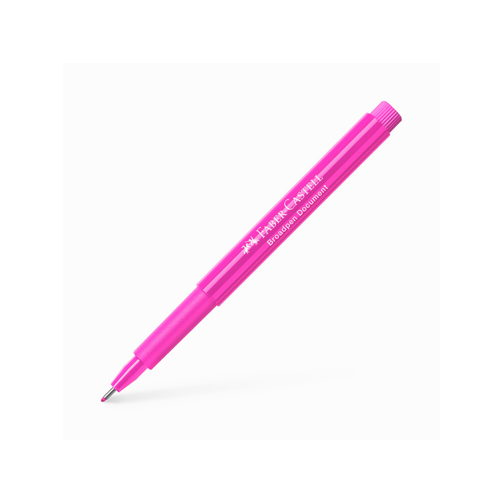 Faber Castell Broadpen 1554 Kalem Pembe