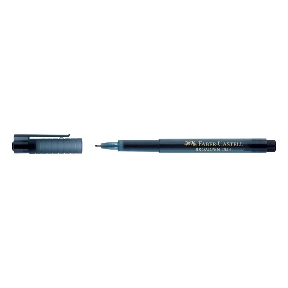 Faber Castell Broadpen 1554 Siyah 08 mm 554998