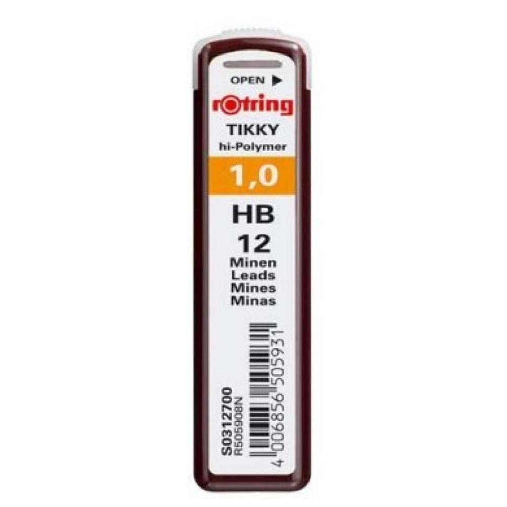 Rotring Tikky Min HB 1,0 Uç 12 li Tüp