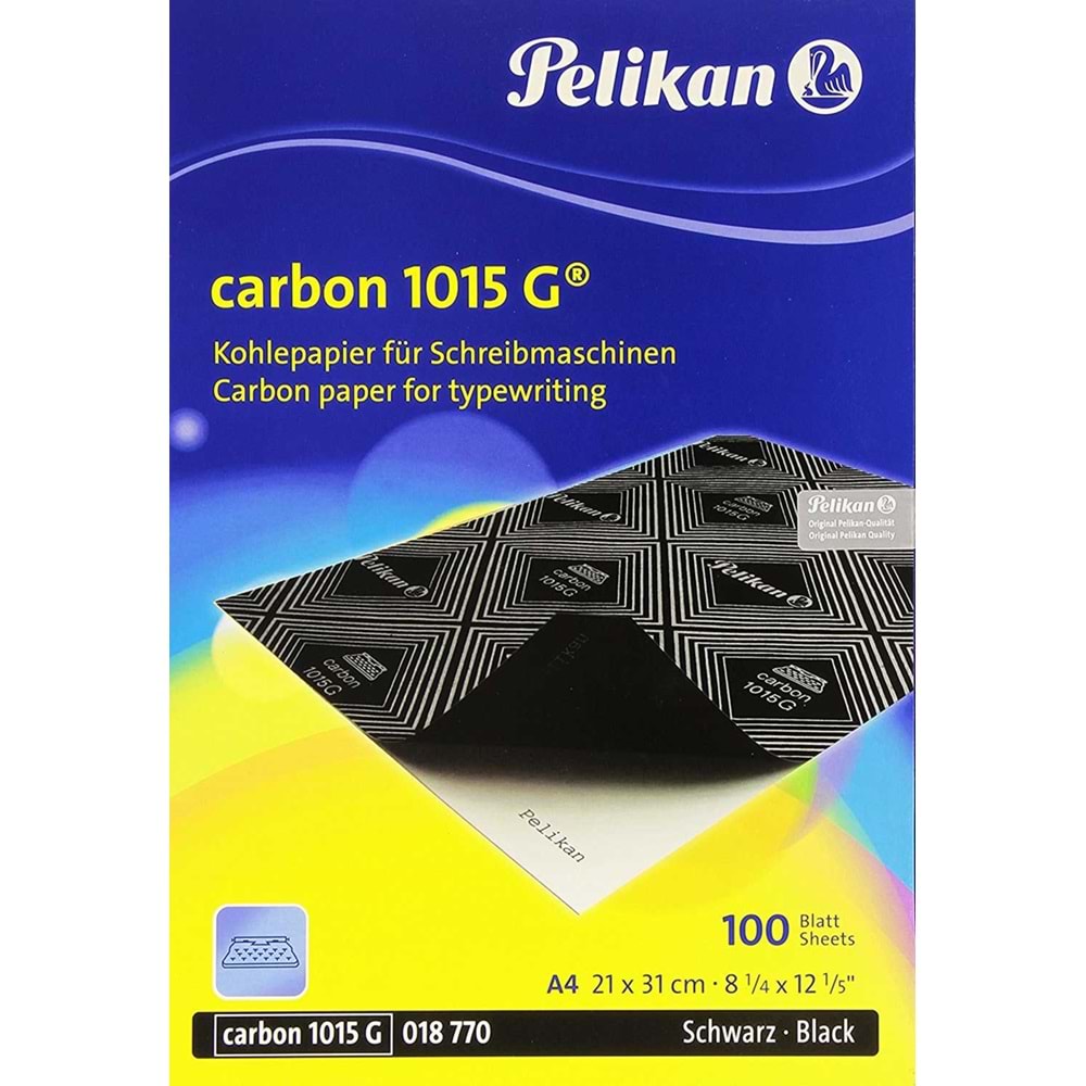 Pelikan Karbon Kağıdı 1015 Siyah 100 lü