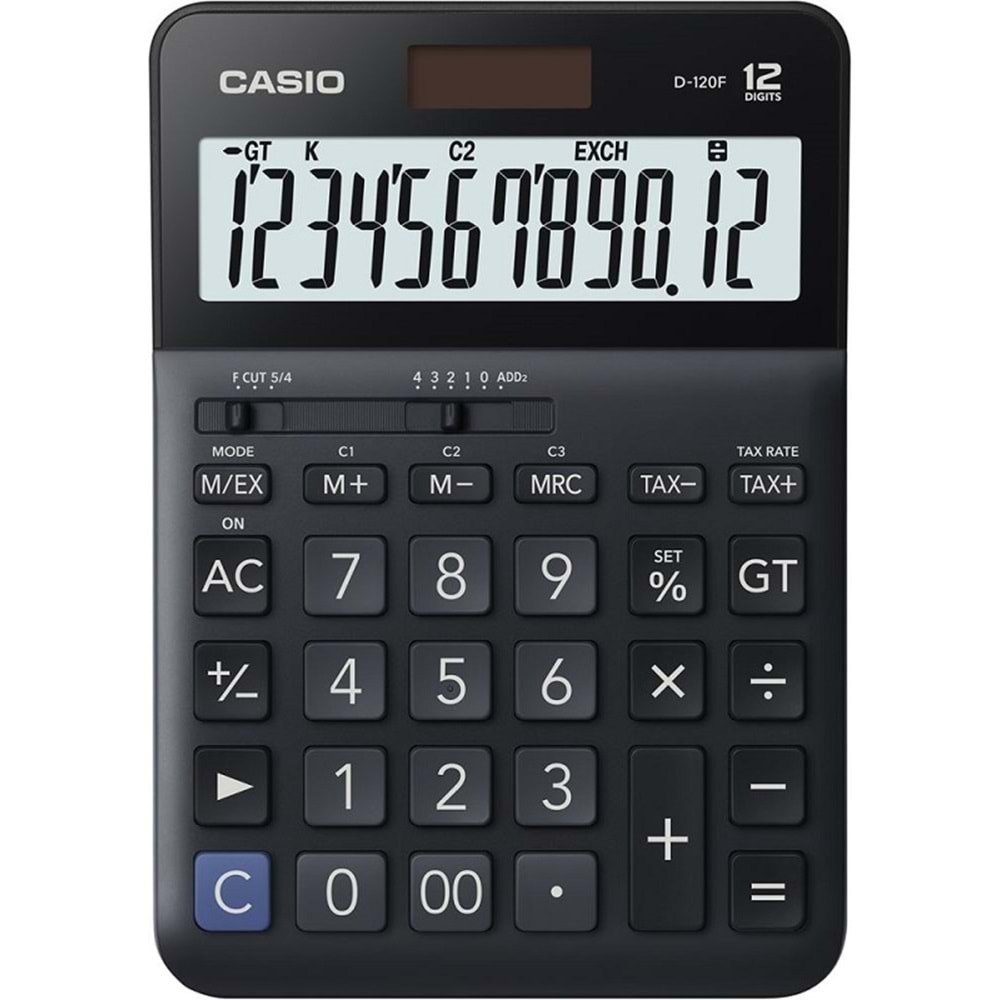 Casio D-120F Masa Üstü Hesap Makinesi 12 Hane