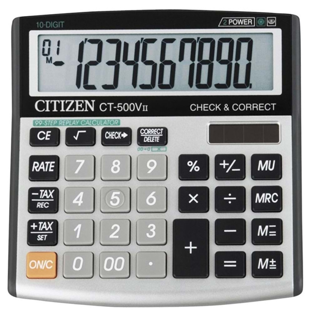 Citizen Hesap Makinesi İşlem Hafızalı Ct-500Vii