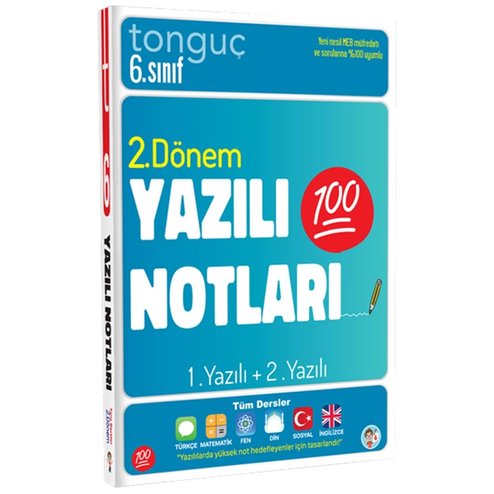 Tonguç 6. Sınıf 2. Dönem 1.Yazılı + 2. Yazılı Notları