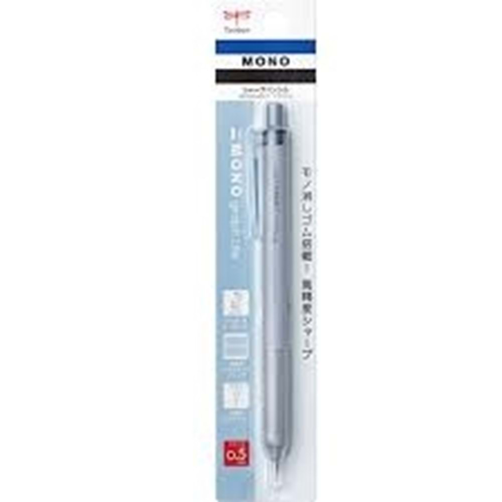 Tombow Mono Graph Lite Mekanik Kurşun Kalem 0,5Mm Blisterli Gri-Mavi