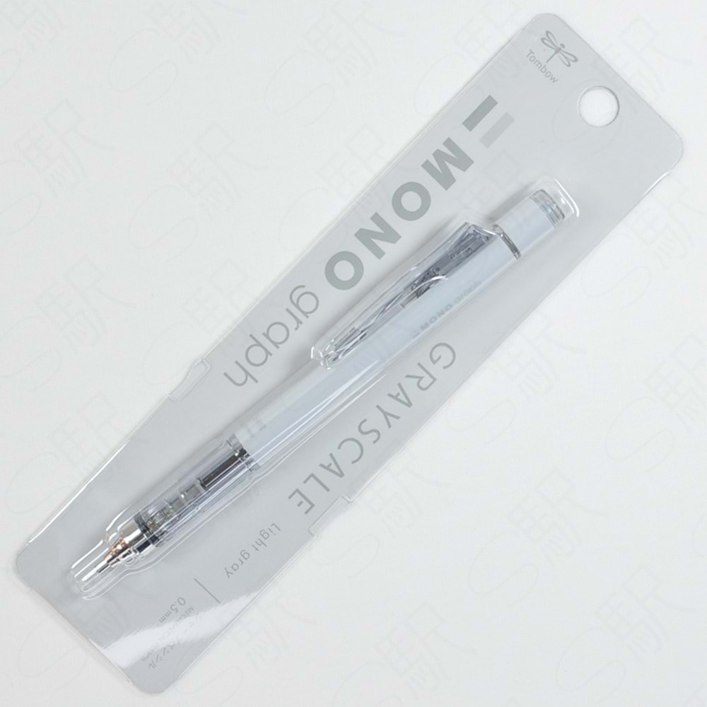 Tombow MONO Graph Mechanical Pencil 0.5mm GRAYSCALE Series [DPA-146C] - Light Gray