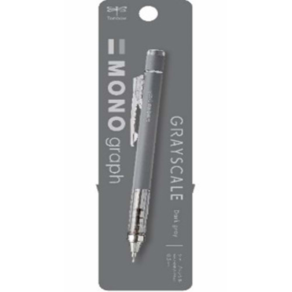 Tombow Pencil MONO Graph Mechanical Pencil 0.5mm GRAYSCALE Series [DPA-146D] - Dark Gray