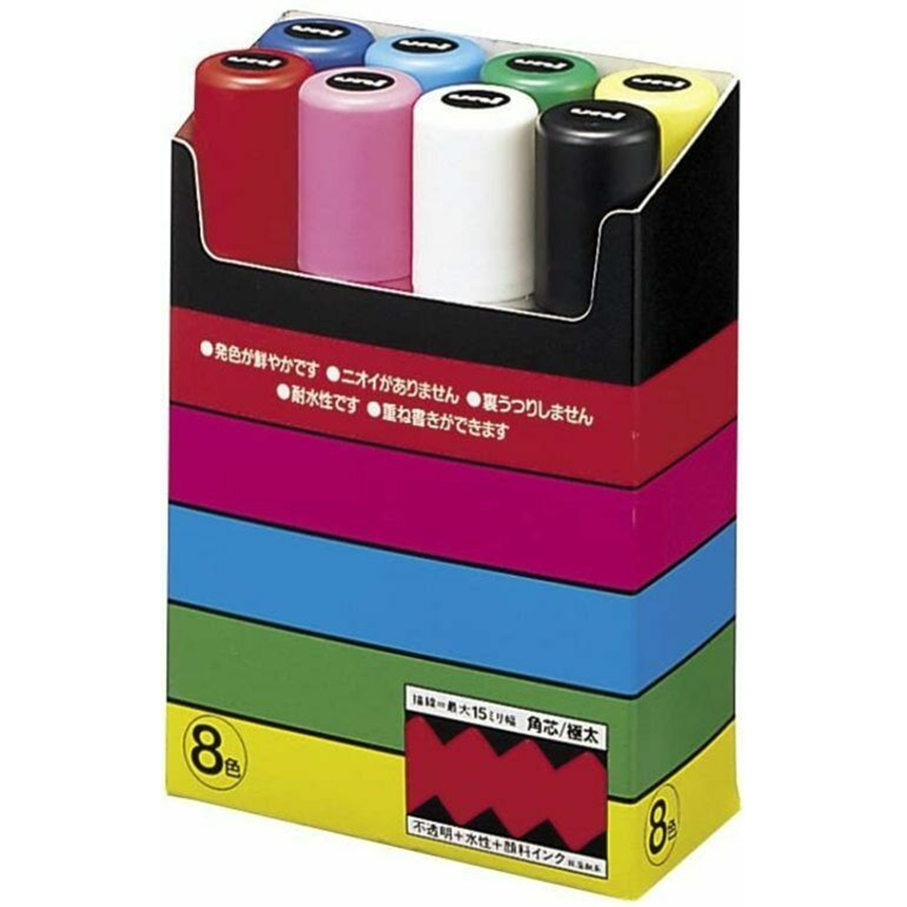 UNİ POSTER MARKÖRÜ POSCA SET PC-17K 15.0 7+1P.01