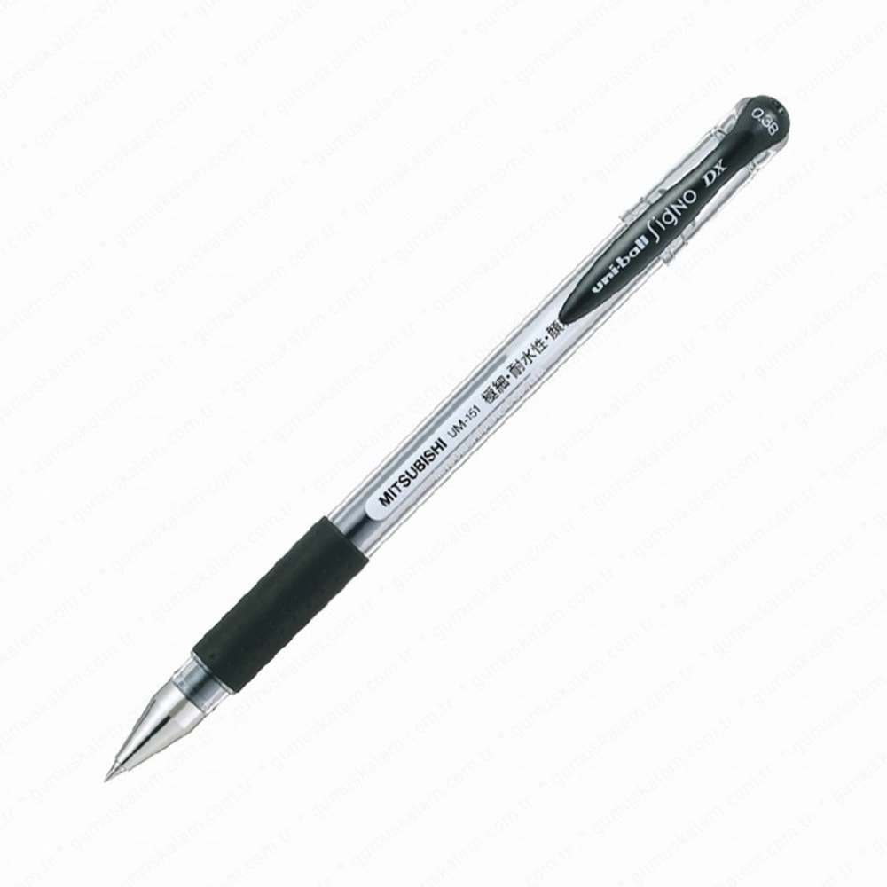 Uni-ball UM-151 Signo DX Jel Kalem 0.38 mm Siyah
