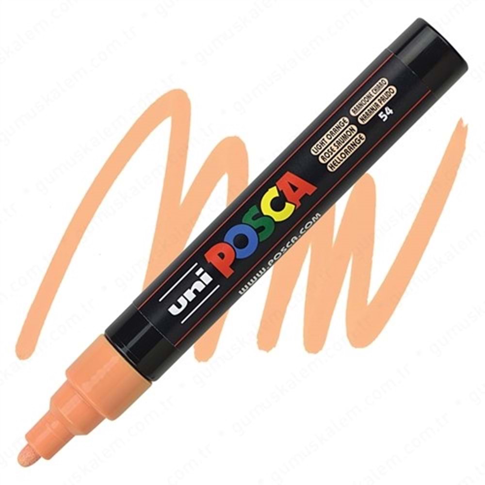 Uni Posca Su Bazlı Poster Markörü 1.8-2.5 Mm Açık turuncu PC-5M