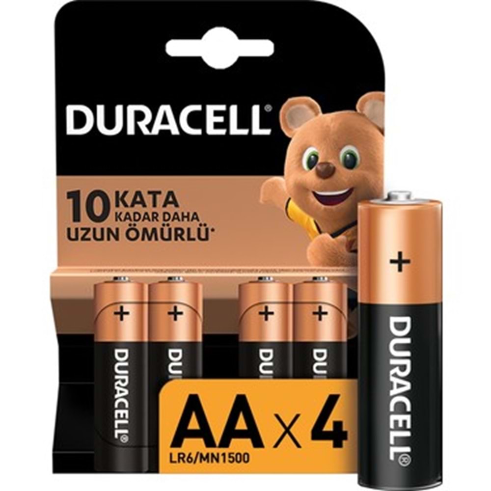 Duracell Kalem Pil 4 Lü Kartela