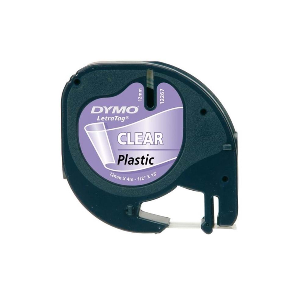 DYMO Label Refills 12mm X 4 Mt Şeffaf