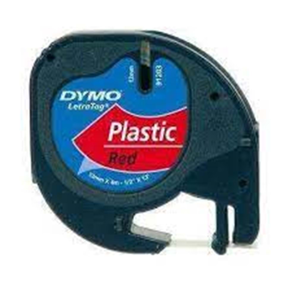 DYMO Label Refills 12mm X 4 Mt Red Rouge