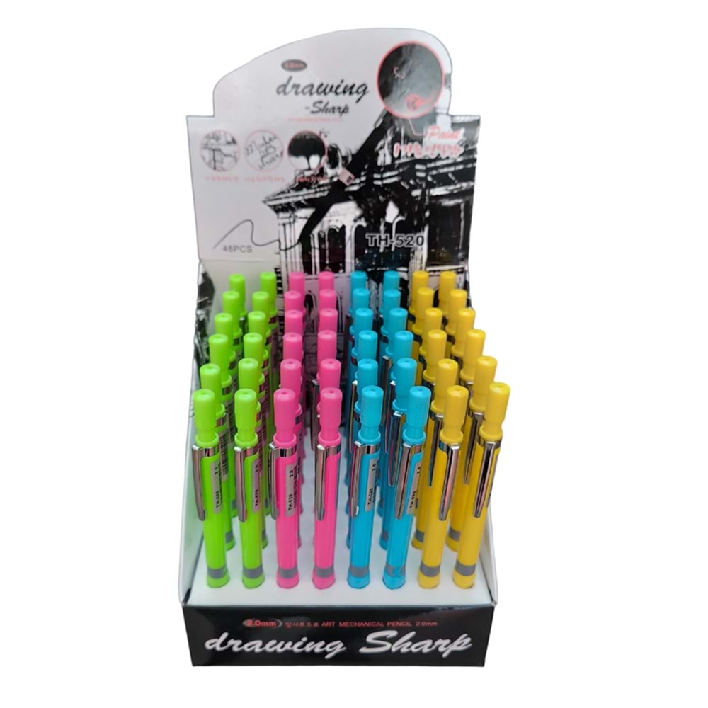 DRAWING SHARP 2.00MM VERSATİL KALEM 48'LI(KMP)(KAMPANYA)