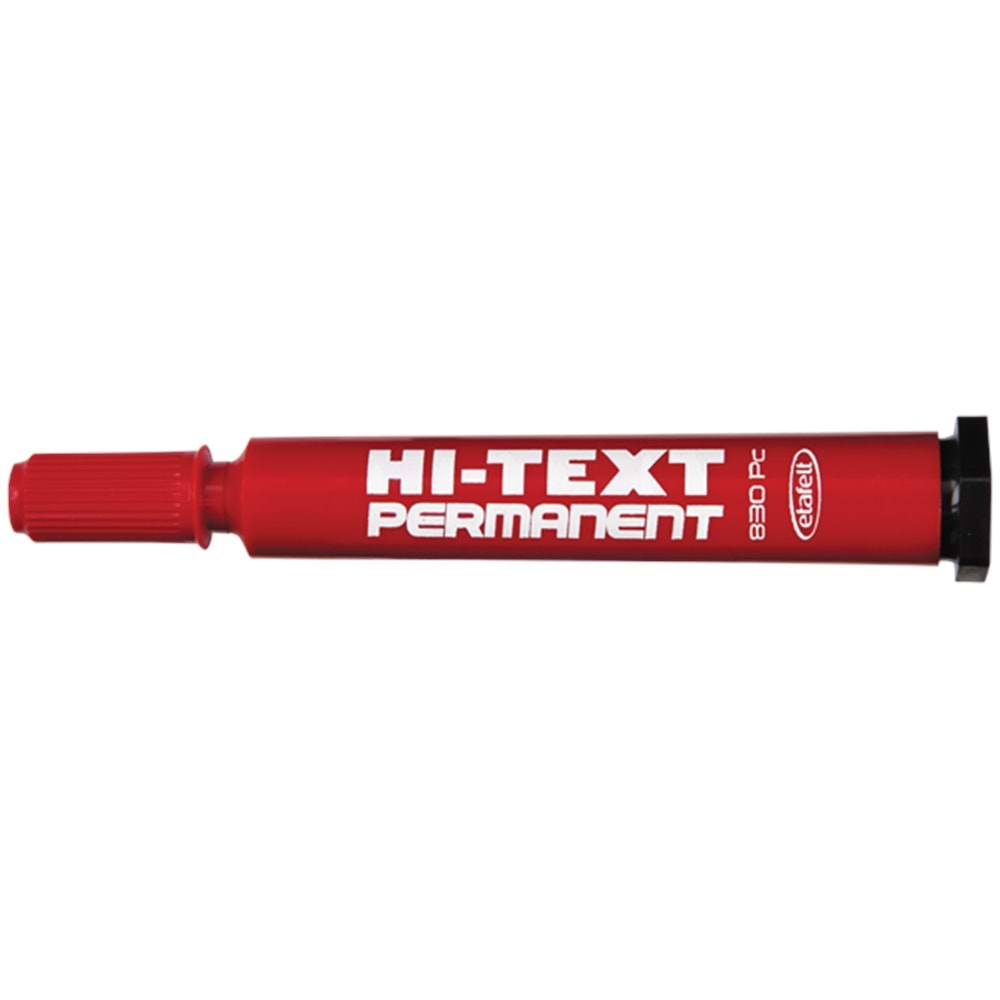 Hi Text 830 Markör Kalem Kesik Uçlu Kırmızı