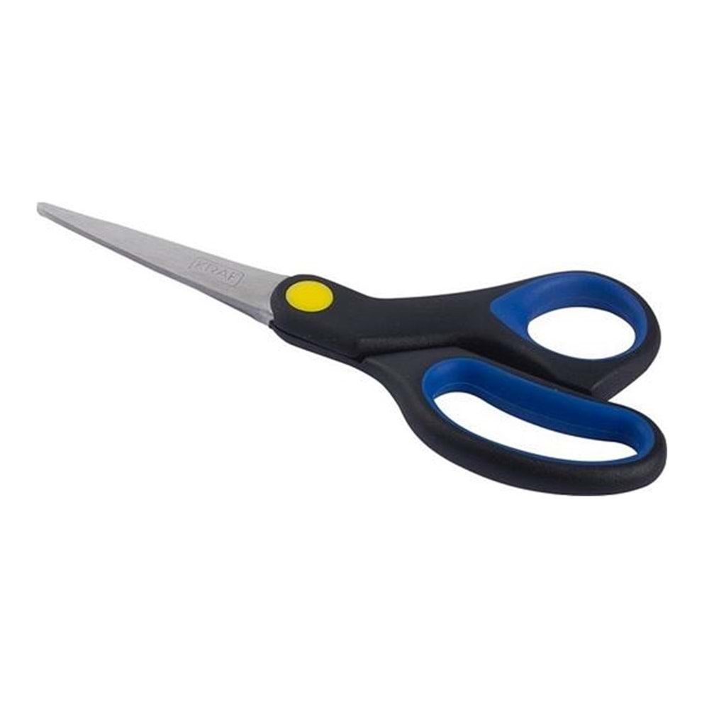 Kraf Kauçuk Saplı Makas 19 Cm/7.5 İnc