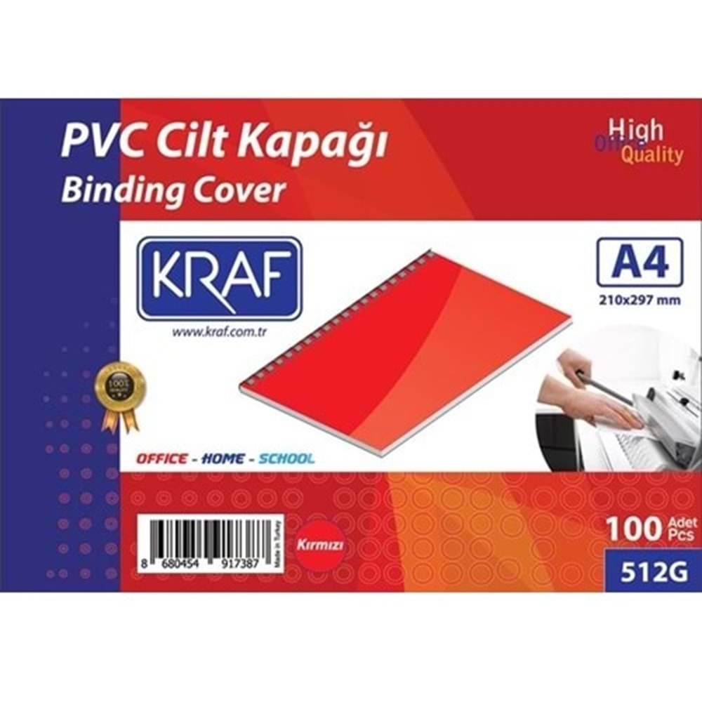 Kraf Cilt Kapağı A/4 160 Micron 100 lü Paket Mavi