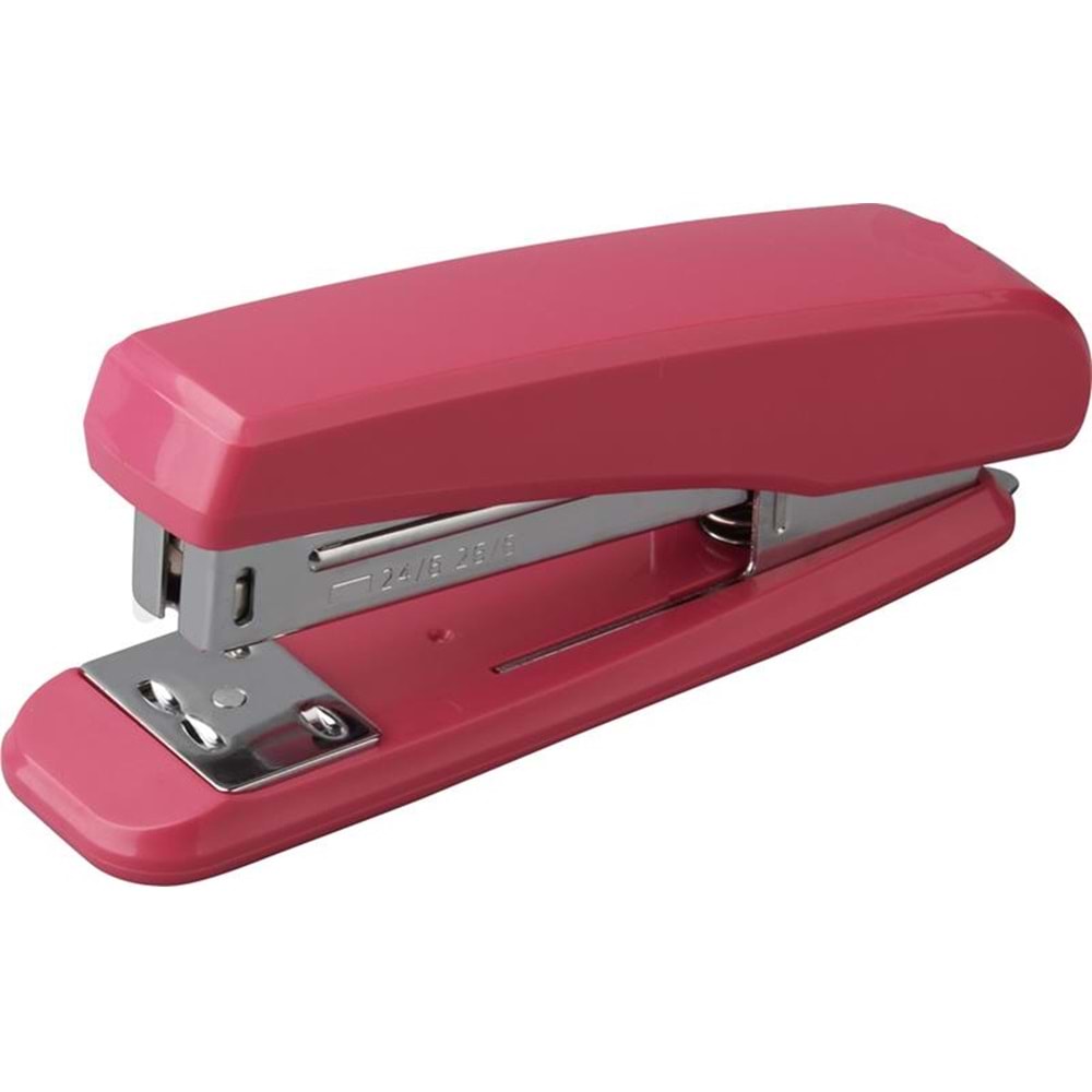 Kraf 20 G 24/6 Zımba Makinesi 25 Yaprak Pembe