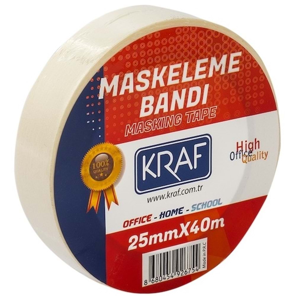 Kraf Maskeleme Bandı 25mmx40m 4025G