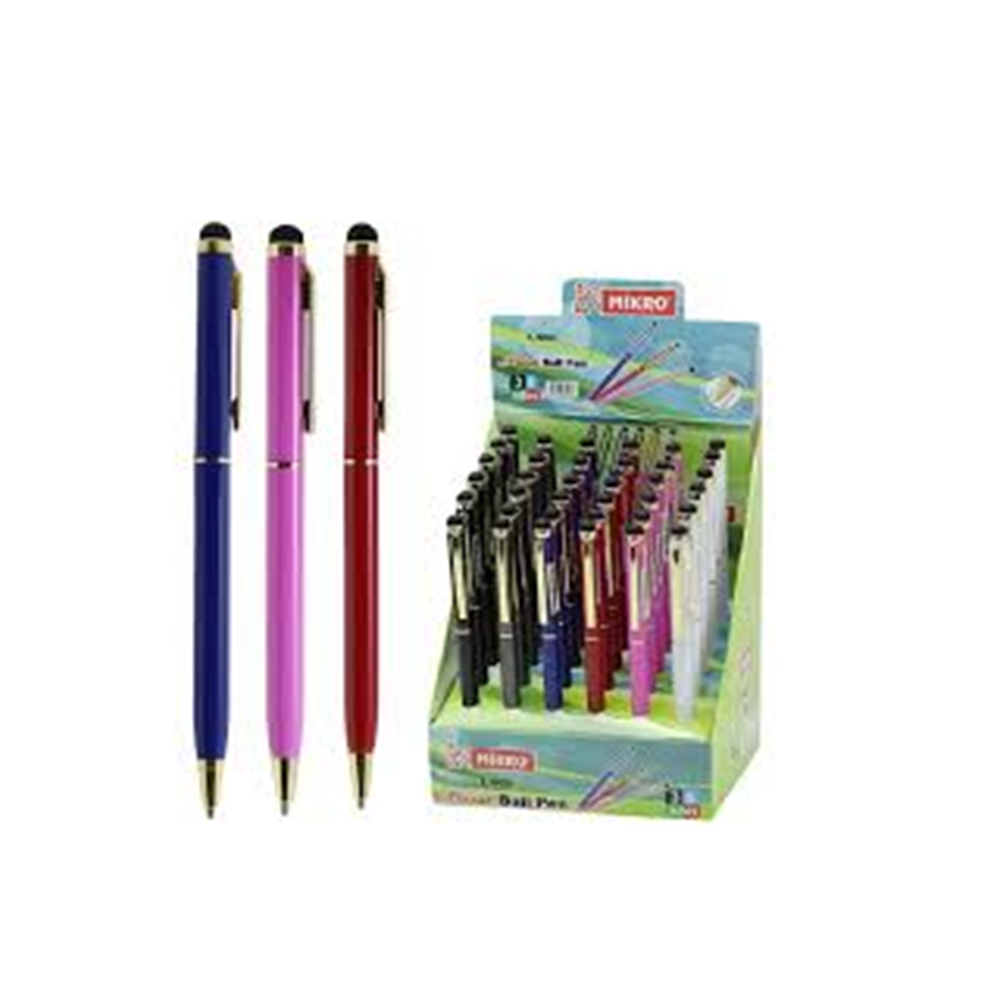 Mikro Metal Tükenmez Kalem M.renkler I-664