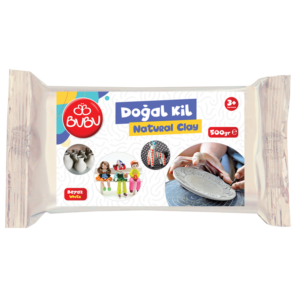 Bubu Seramik Kil Hamuru 500 gr Beyaz