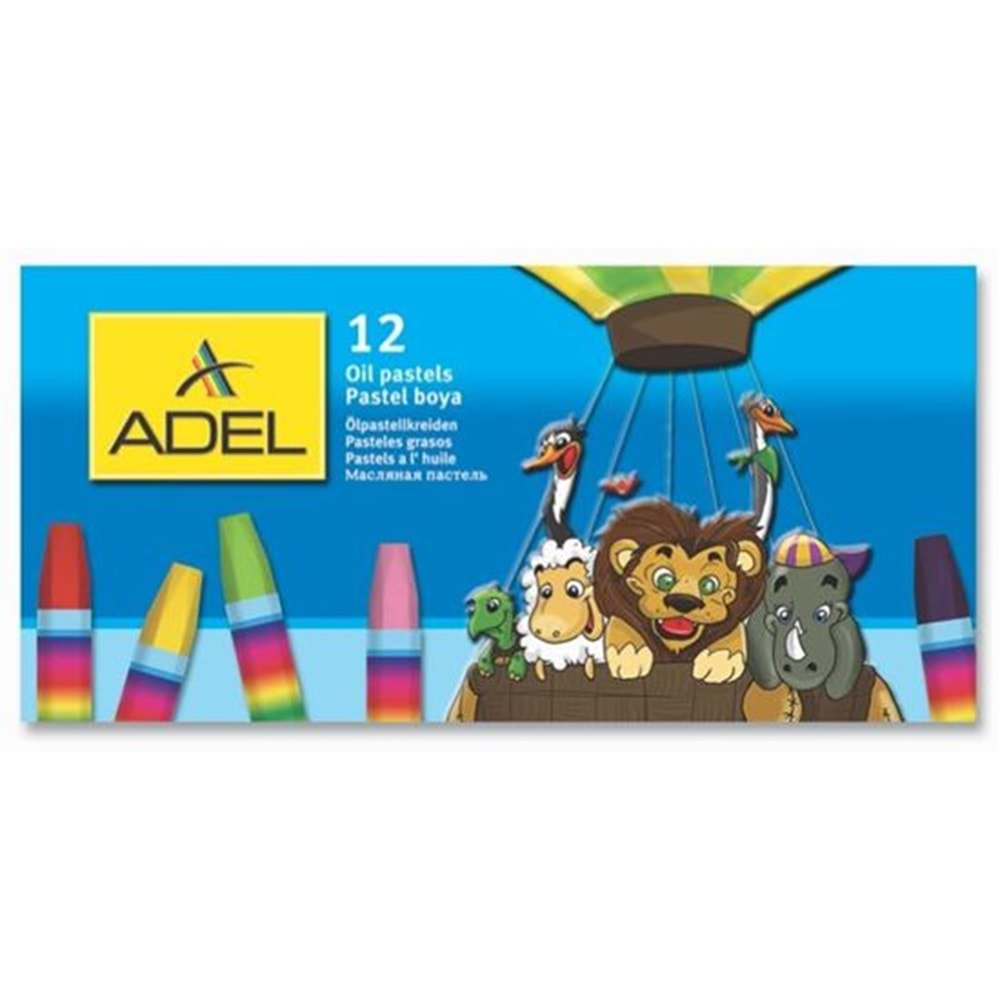 Adel 12 Renk Pastel Boya