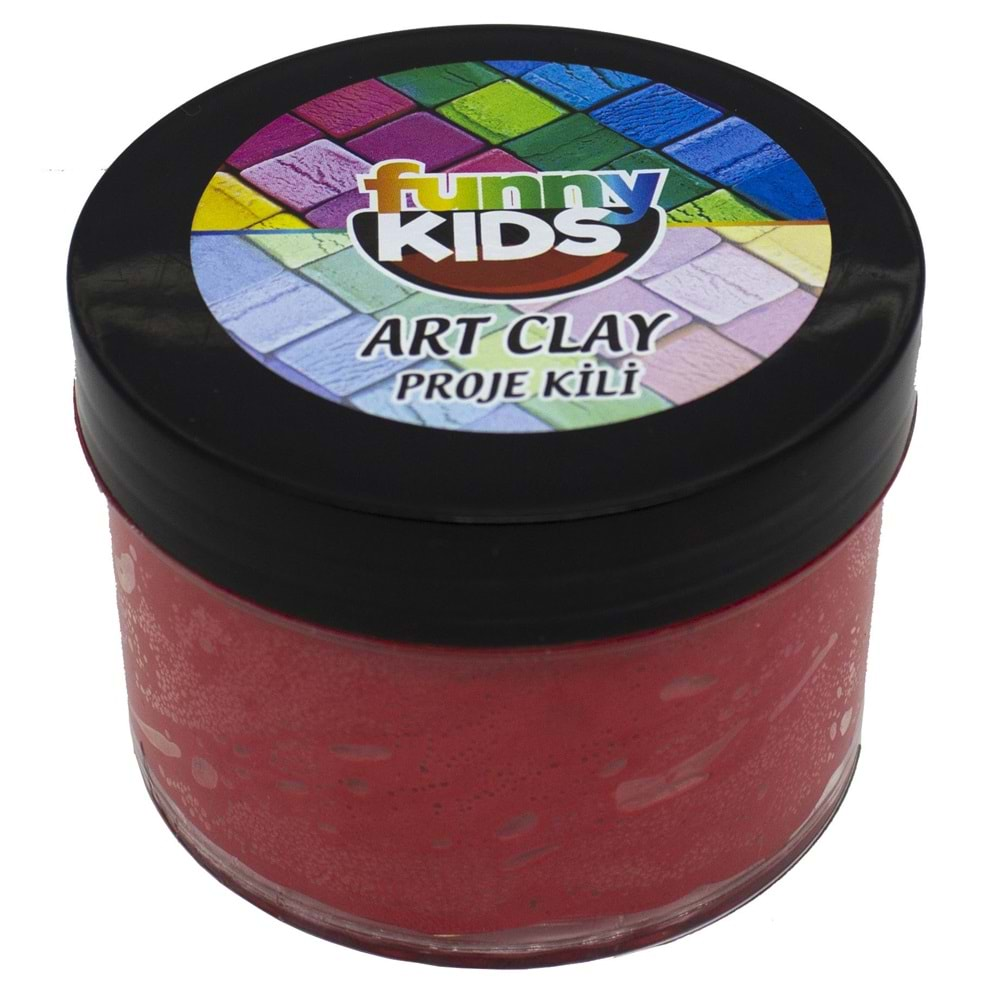 Funny Kids Art Clay Proje Kili 40cc 560 Kırmızı