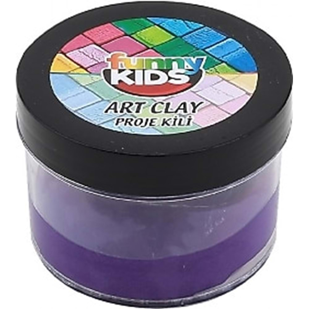 Funny Kids Art Clay Proje Kili 40cc 568 Mor