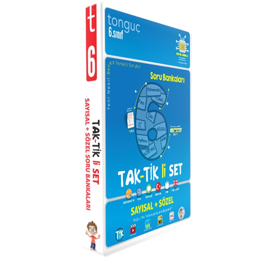 Tonguç Taktikli 6. Sınıf Sayısal Sözel Soru Bankası Set