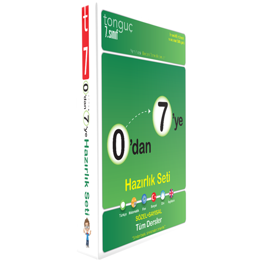 Tonguç 0'dan 7'e Konu Anlatımlı Soru Bankası Seti