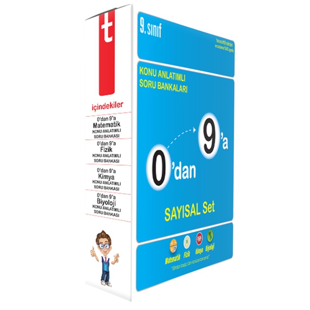 Tonguç0'dan 9'a Konu Anlatımlı Soru Bankası Sayısal Set