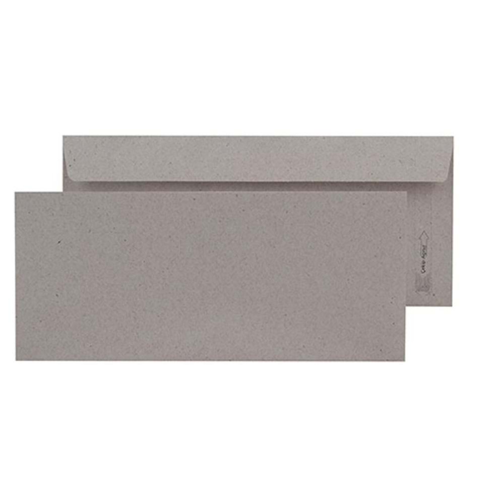 Oyal 90 gr Kraft Diplomat Zarfı 10,5X24cm 500 lü Paket