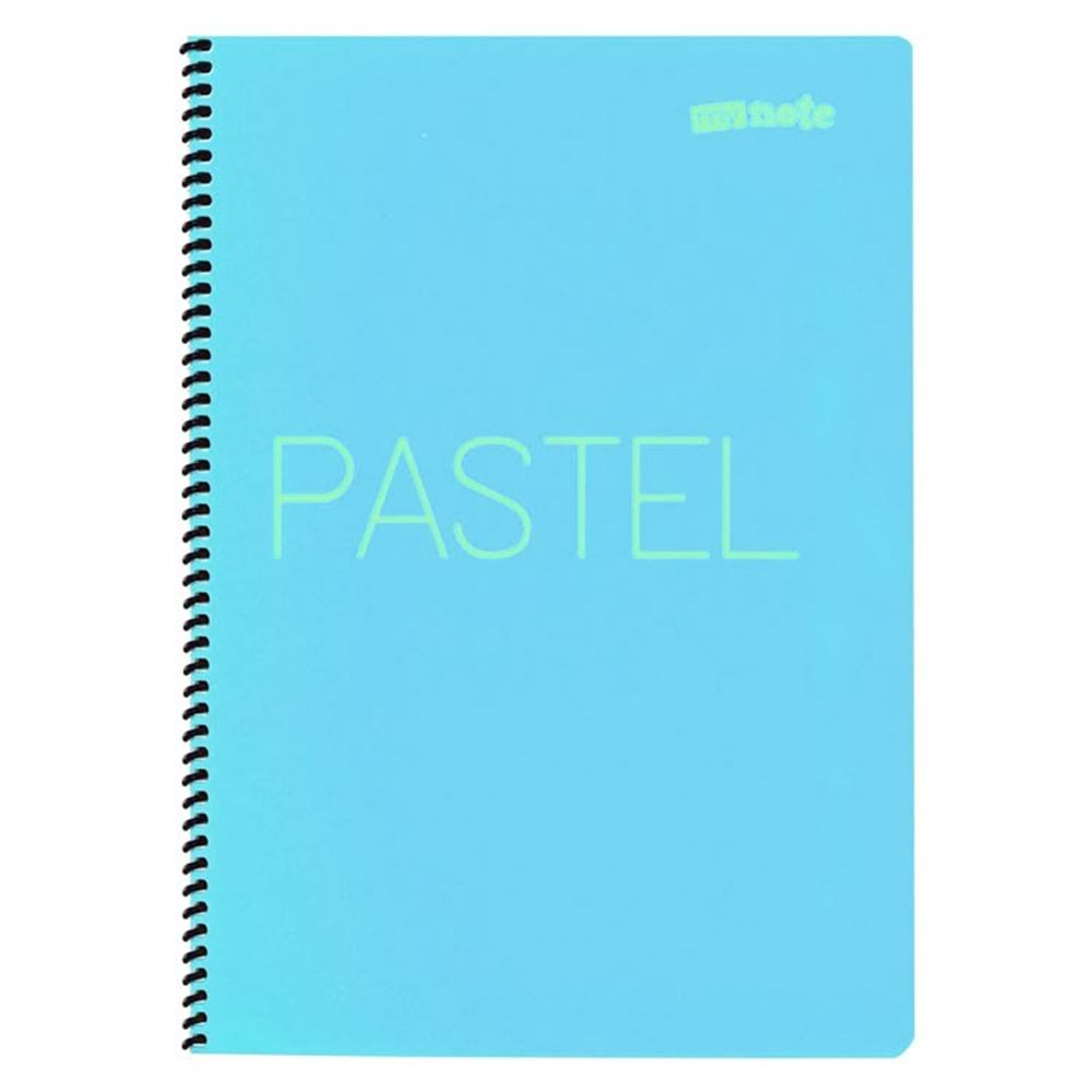 Mynote Flex 120 Yp Spiralli PP Kapak A/4 Kareli Defter Pastel Renkler