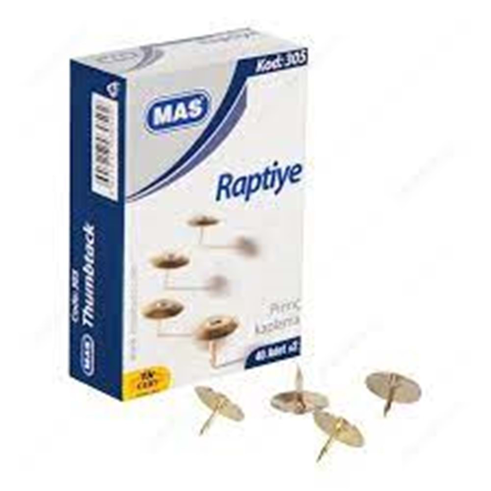 Mas Raptiye Sarı Pirinç Kaplı