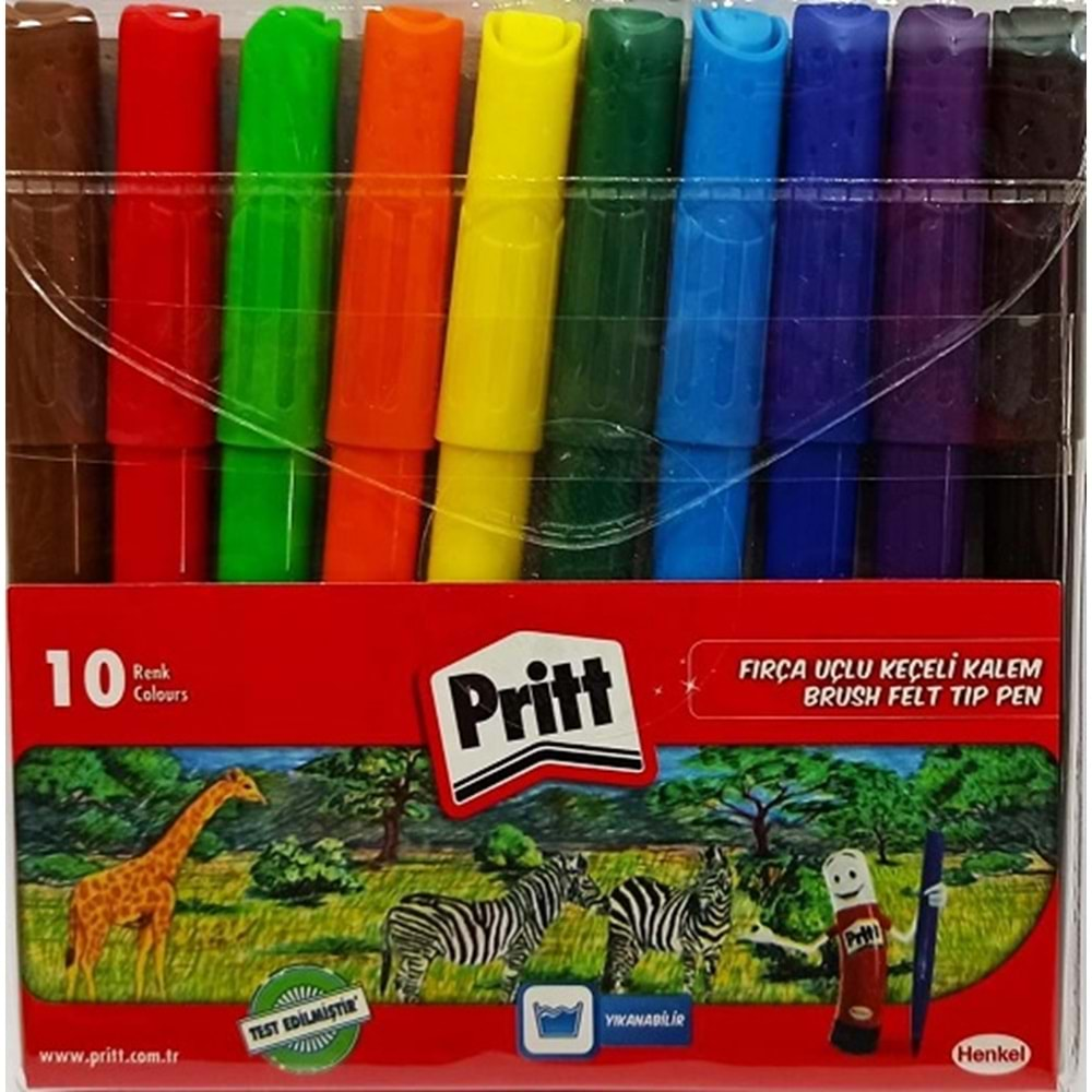 Pritt Fırça Uçlu Keçeli Kalem 10 lu Set