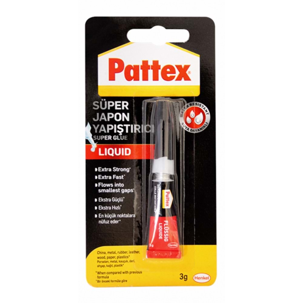 Pattex Süper Japon yapıştırıcı 3gr