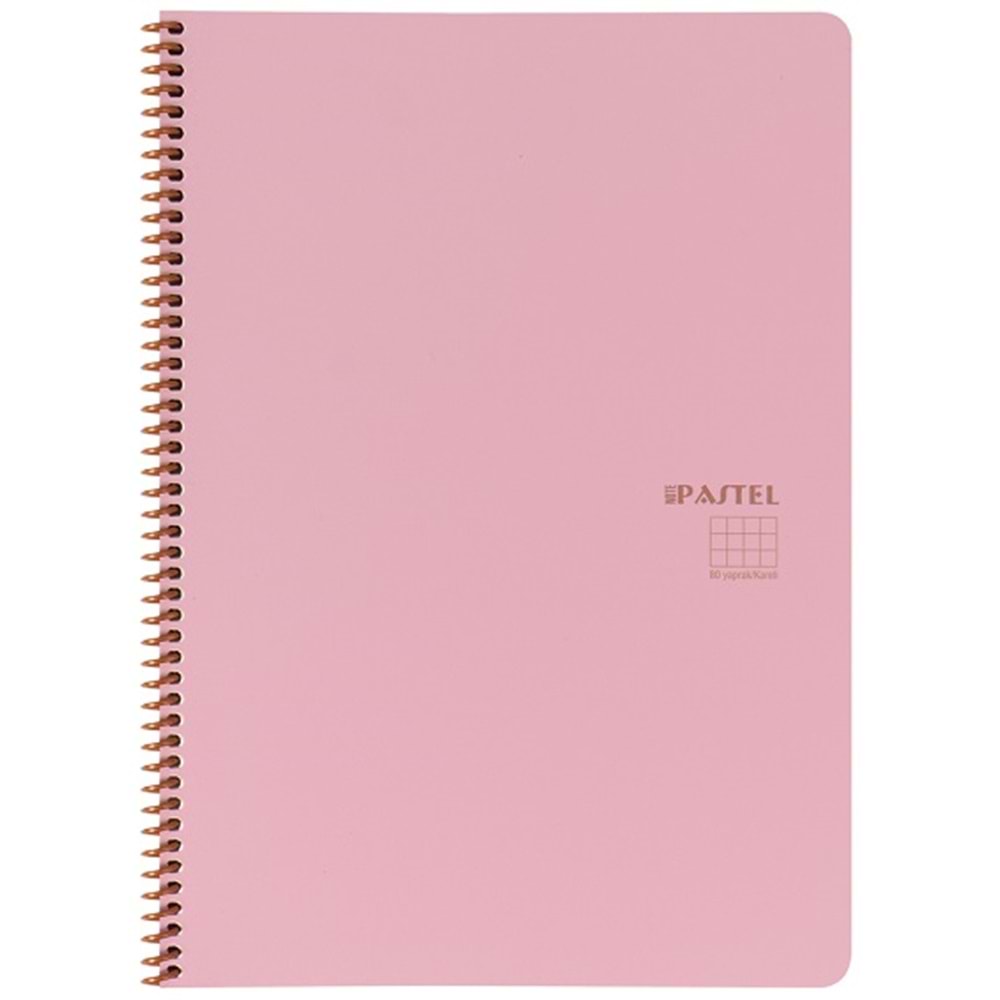 KeskinColor Spiralli Pastel Renkler A/5 100 Yaprak Çizgili Defter