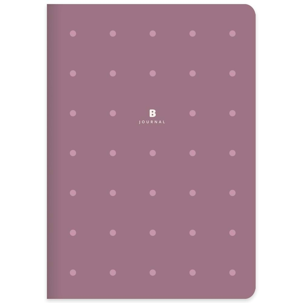 KESKİN DEFTER B. JOURNAL MOR 16x21,5 SERT KAPAK CİLTLİ 80 YP. NOKTALI 410180