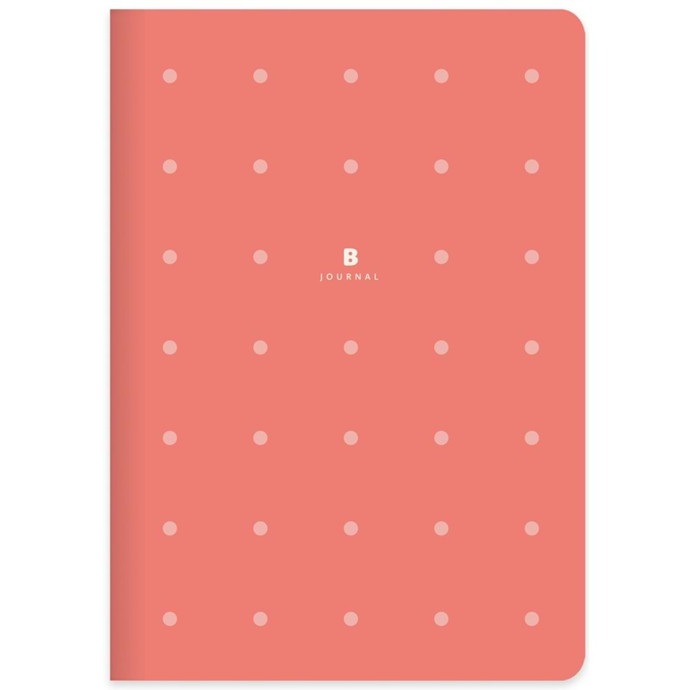 KESKİN DEFTER B. JOURNAL KIRMIZI 16x21,5 SERT KAPAK CİLTLİ 80 YP. NOKTALI 410182