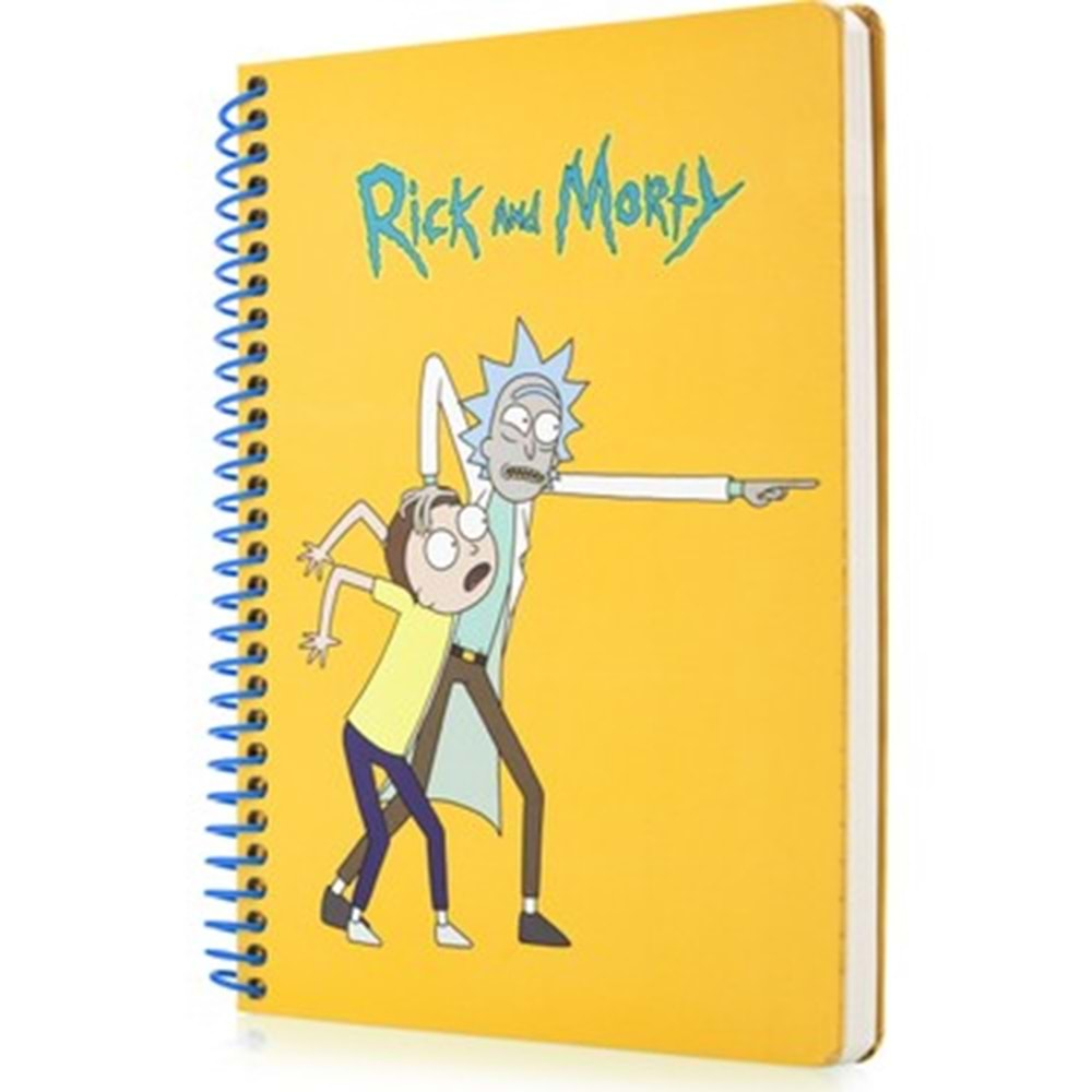 Keskin Color pick and morty A6 80 Yaprak Çizgili Metalize Bloknot