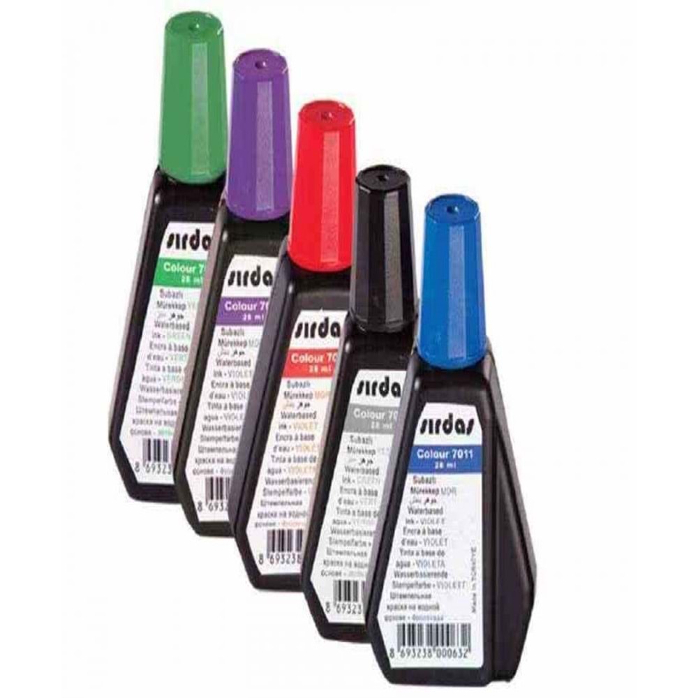 Sırdaş Kaşe Istampa Mürekkebi Yeşil 28 mm No1001